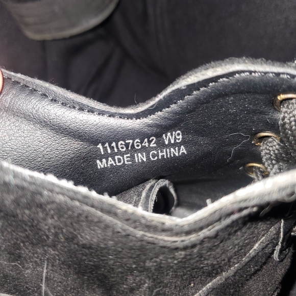 NWT Black Lace Up Stiletto Booties - Picture 7 of 7